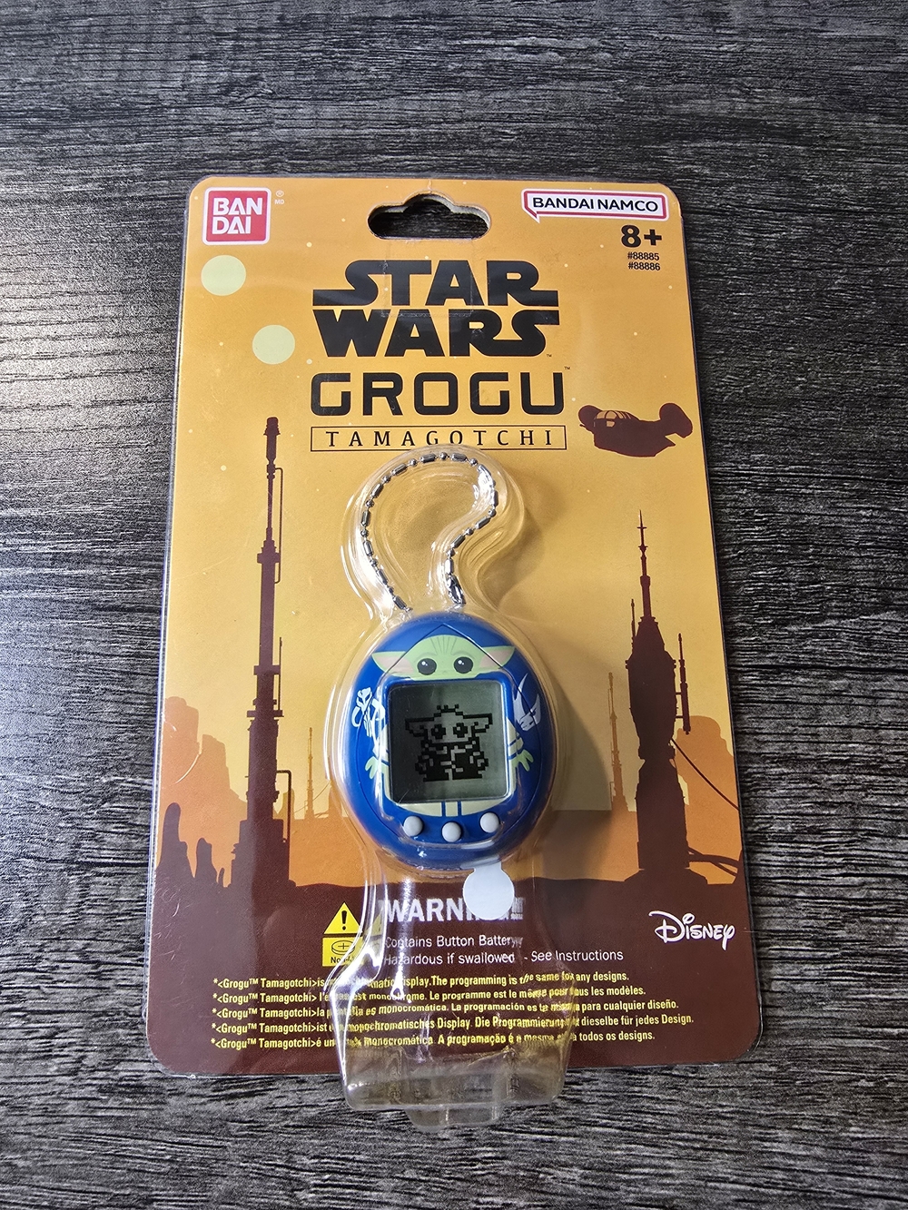 Bandai Star Wars Grogu Tamagotchi - Blue Virtual Pet